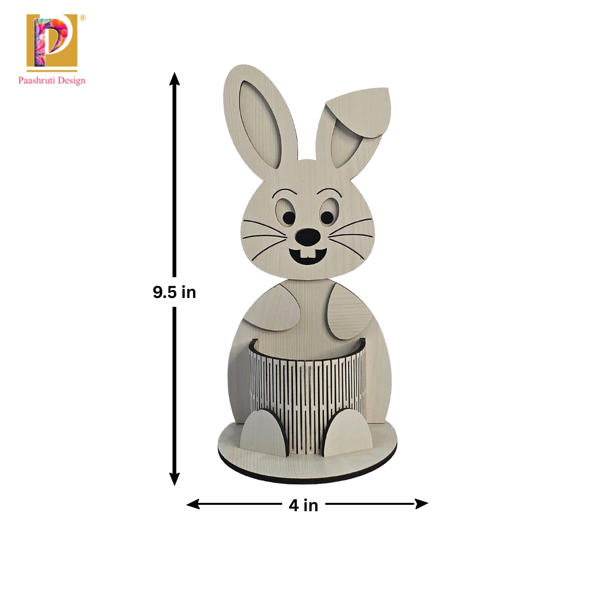 Eco-Friendly Cute Bunny Pencil-Pen Holder