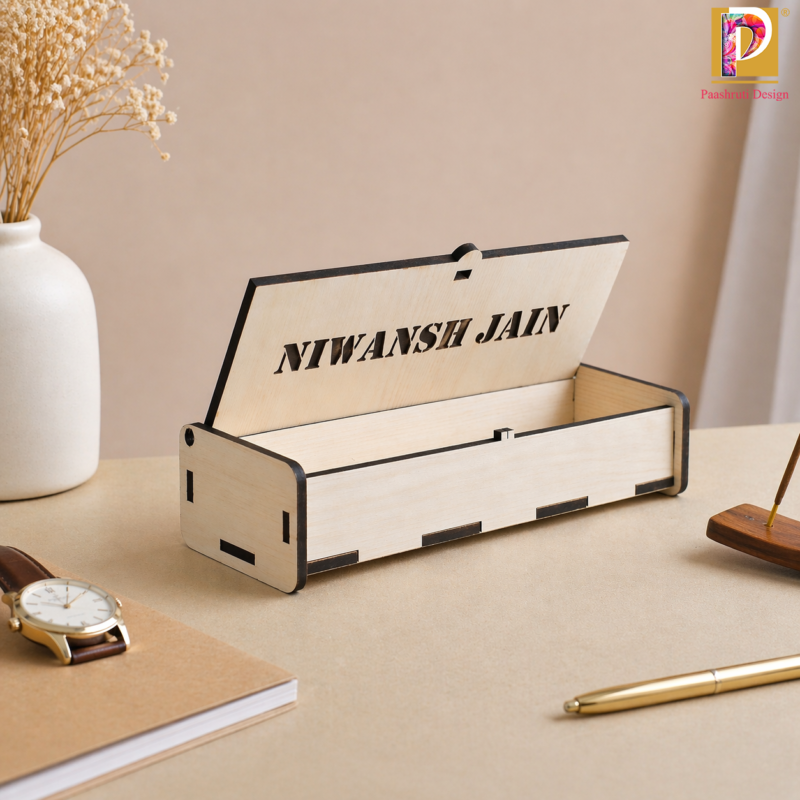 Personalised Storage Box with Flip-Top Lid