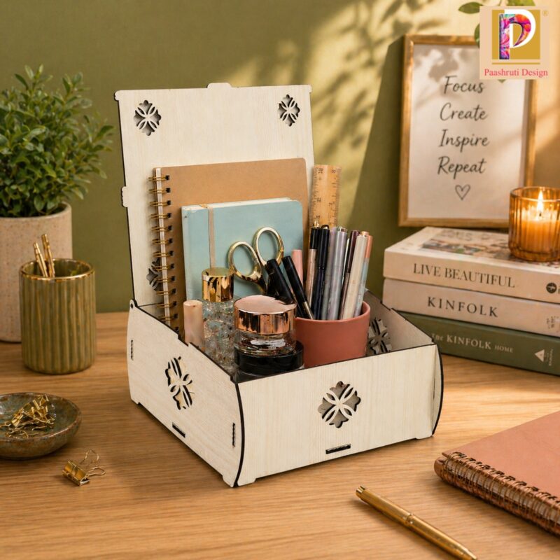 Box with Precision Flip-Top Lid