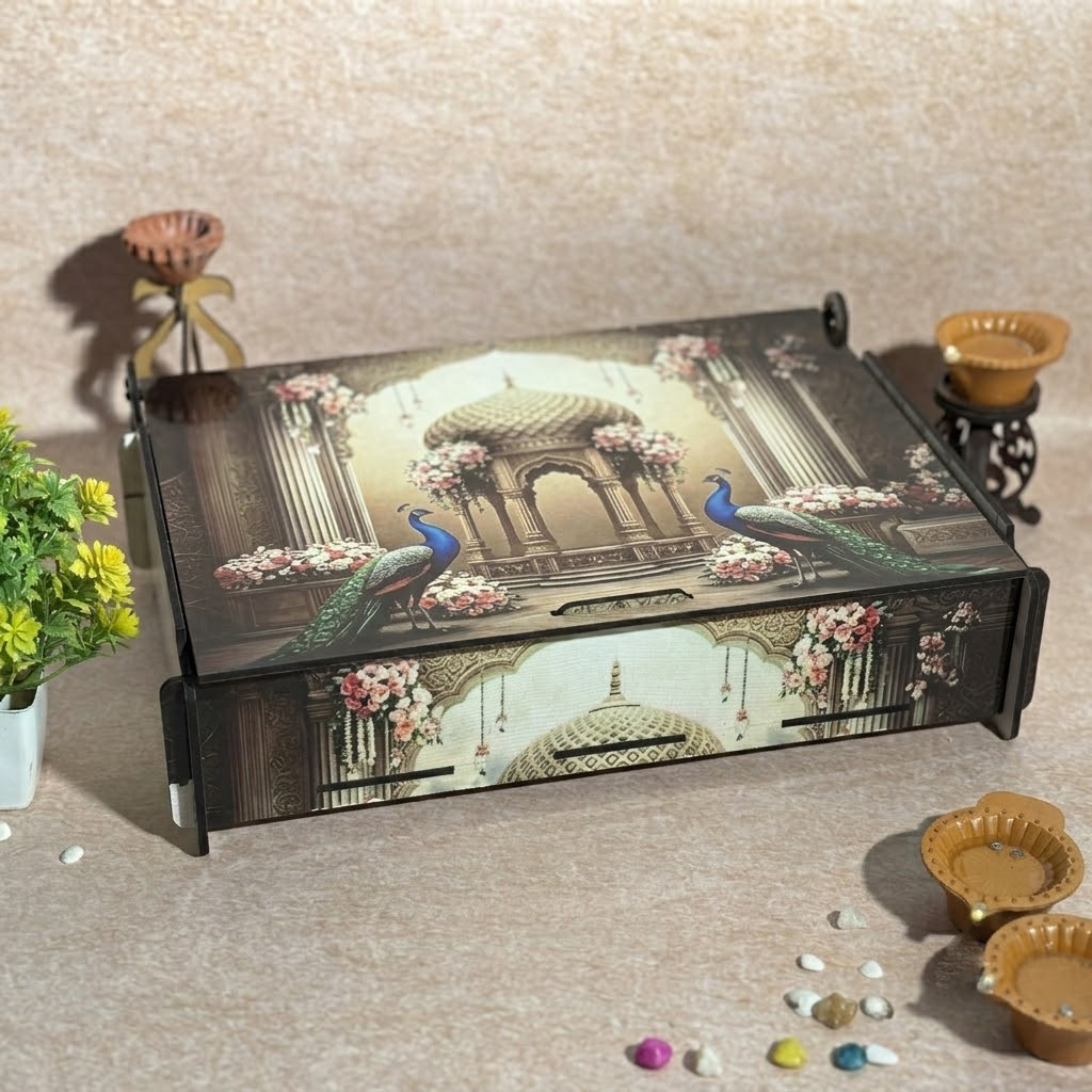 Multipurpose Storage Box with Lid & 8 Dividers