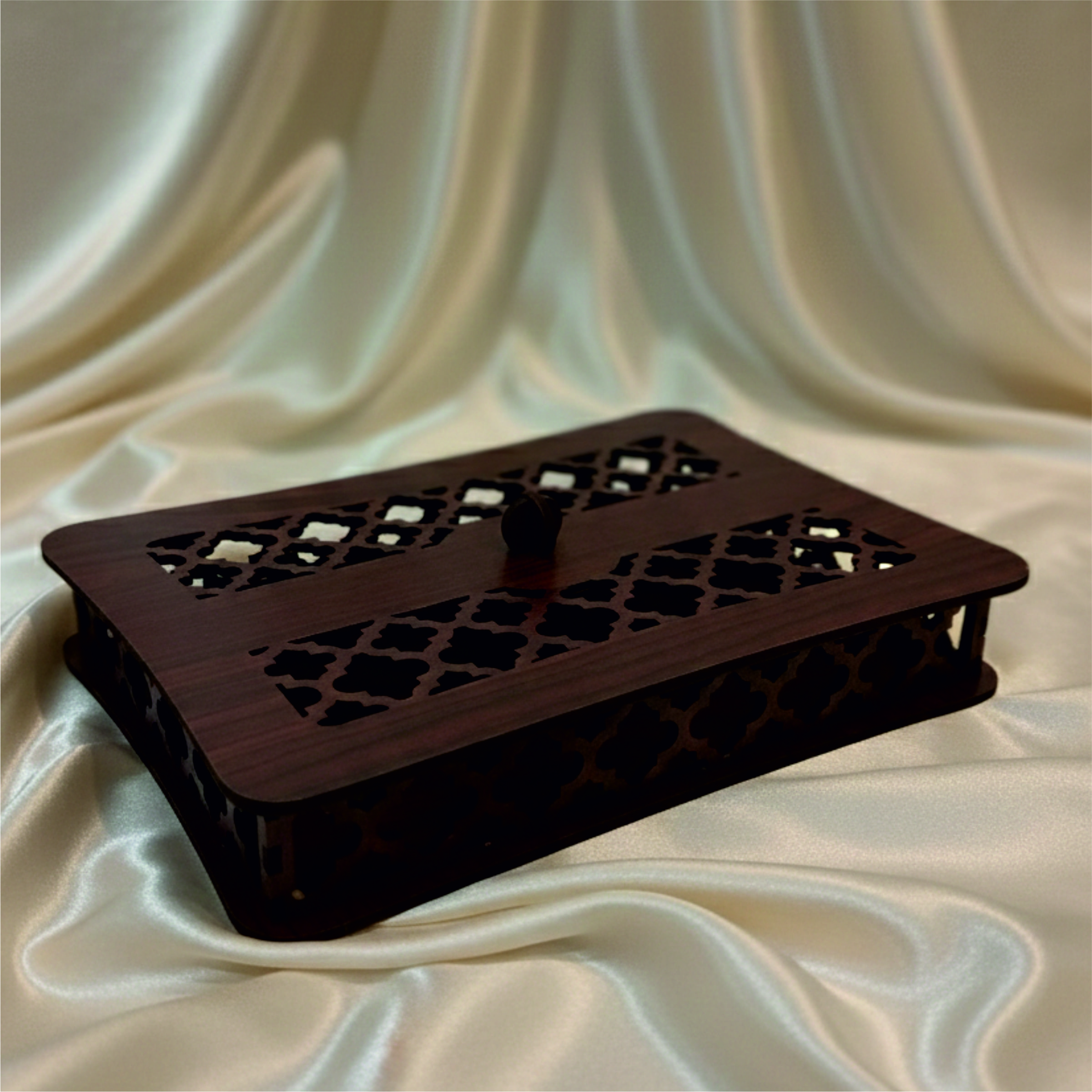 Elegant Laser-Cut Decorative Gift Box with