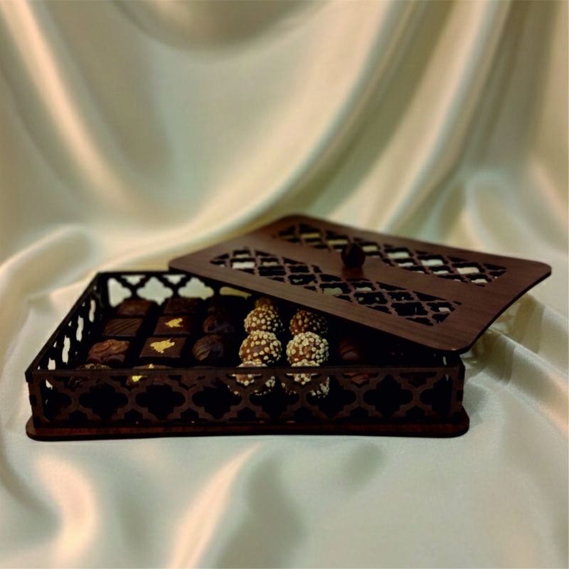 Elegant Laser-Cut Decorative Gift Box with