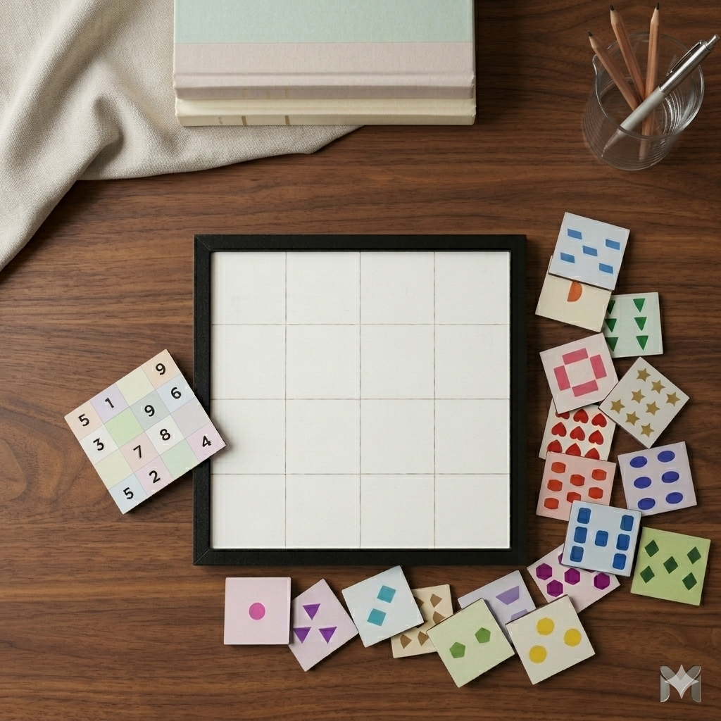 Count & Match – Number Sense Puzzle Board