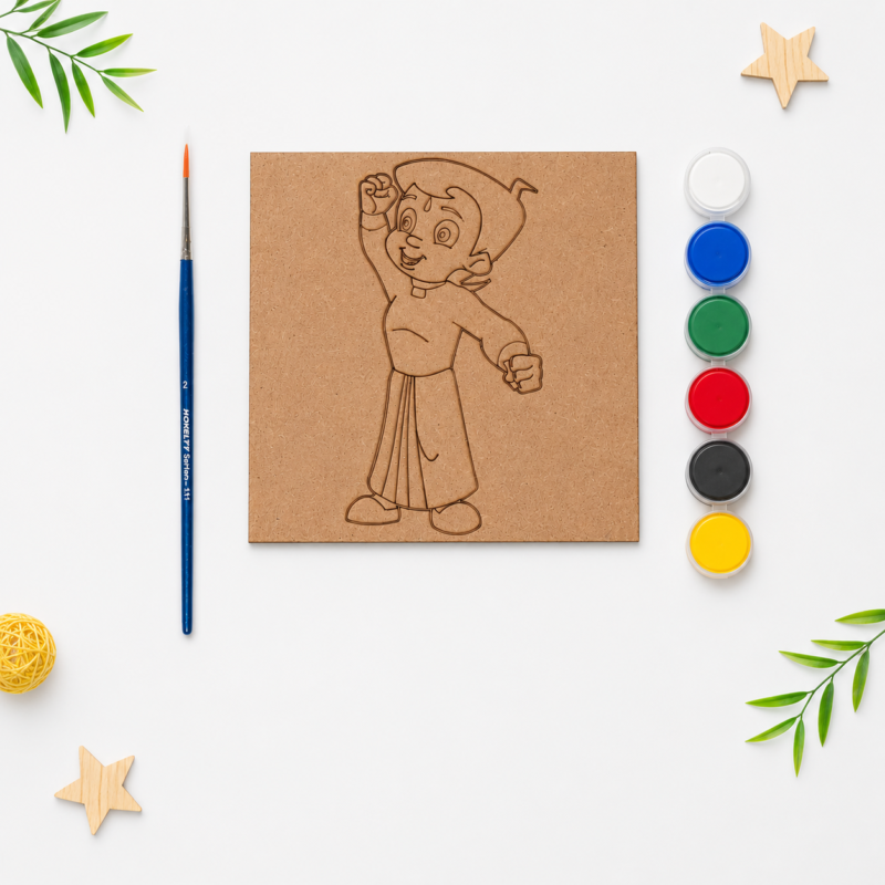 DIY Chota Bheem Character Painting Kit for Kids