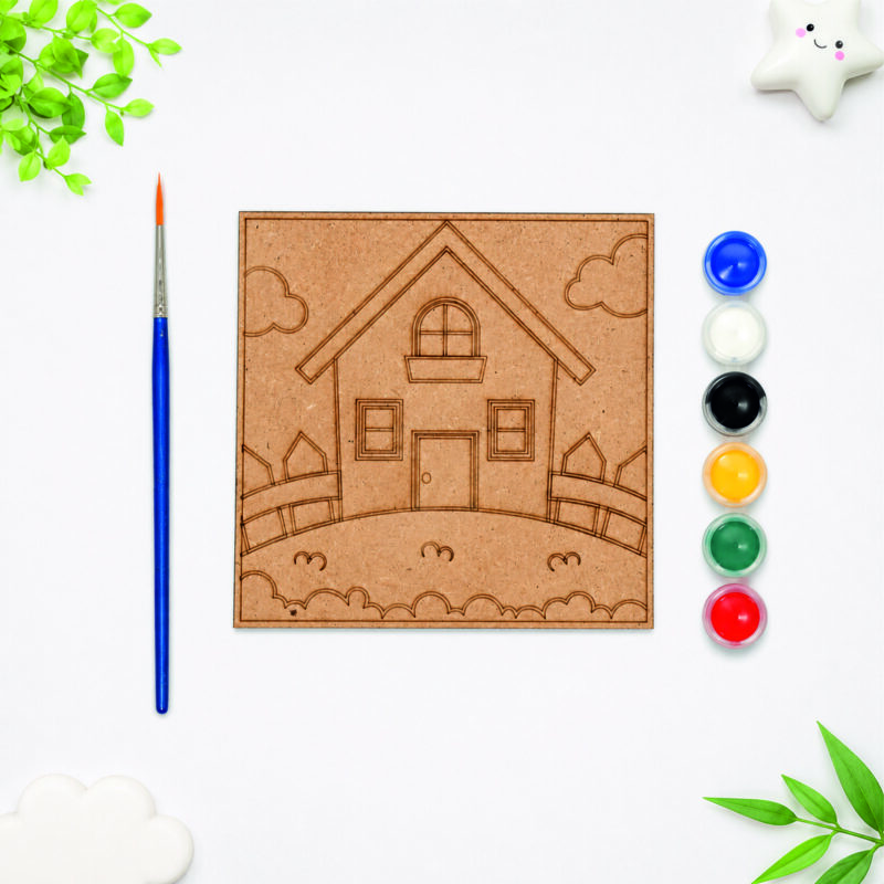 DIY MDF House Painting Kit