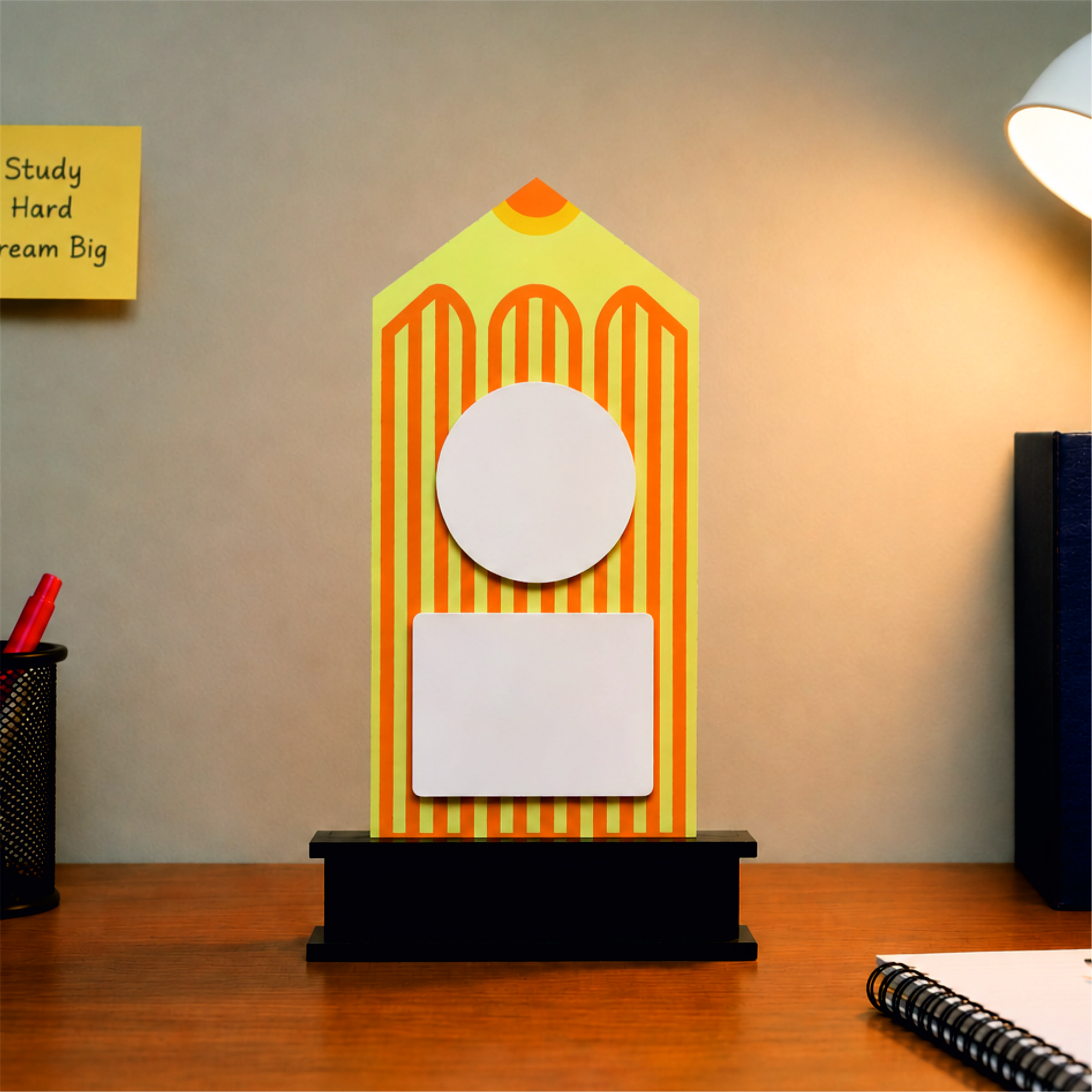 Premium MDF Appreciation Trophy – Elegant House-Shaped Award Plaque