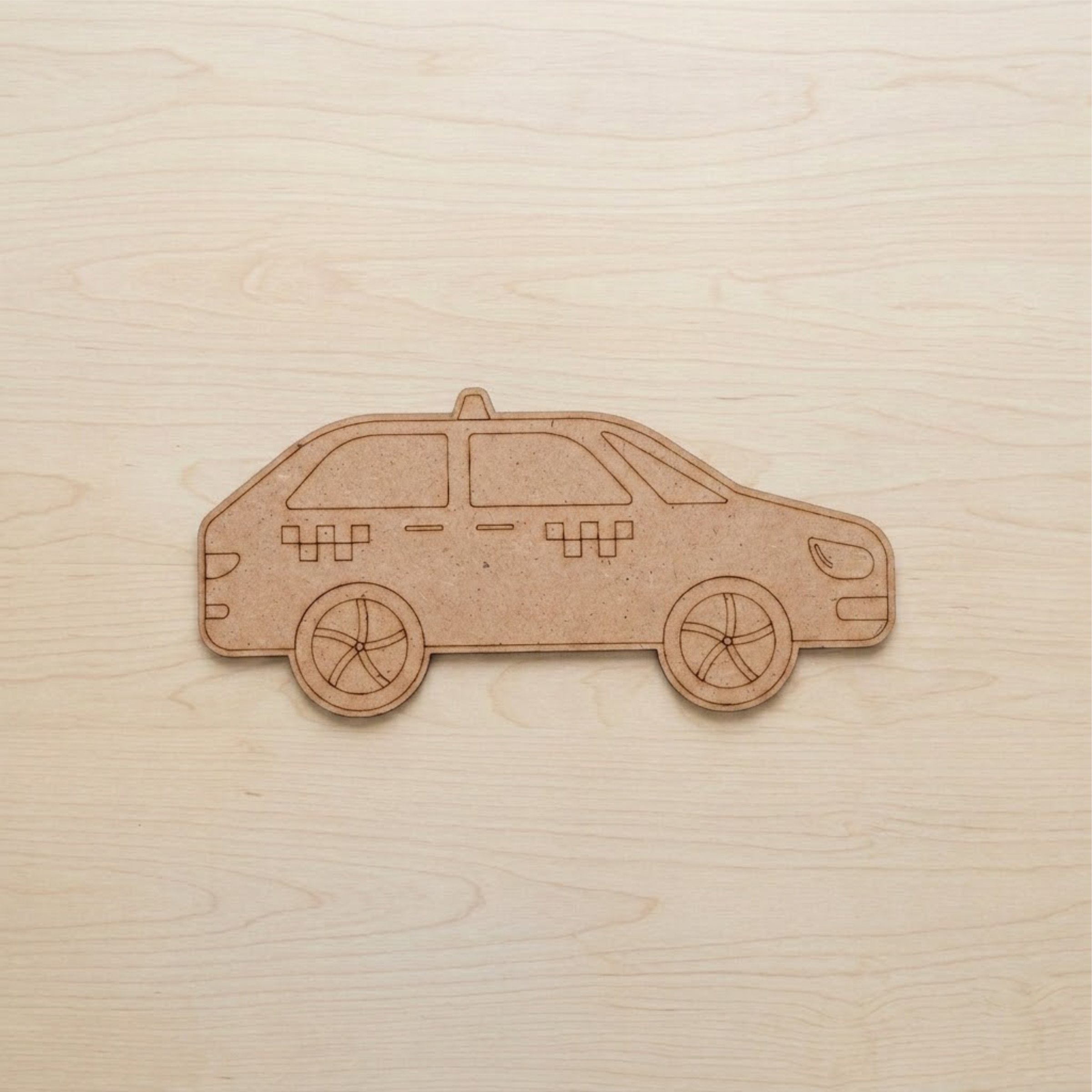 DIY MDF Vehicle Painting Kit for Kids | Wooden Transport Theme Art & Craft Set | Paintable Wall Décor Shapes