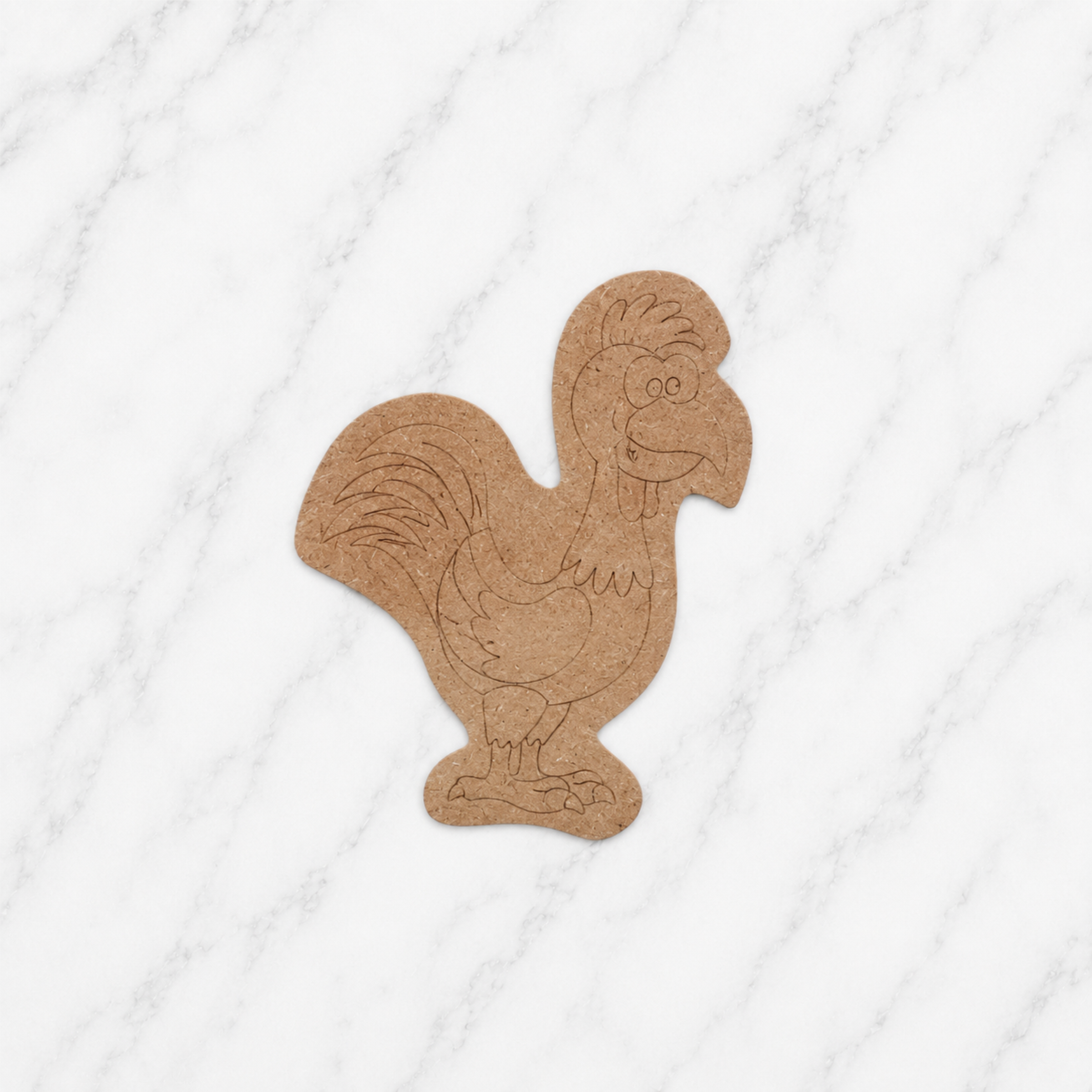 Farm Animal MDF Cutout Set for DIY Painting & Kids Craft Activities – Pack of 6