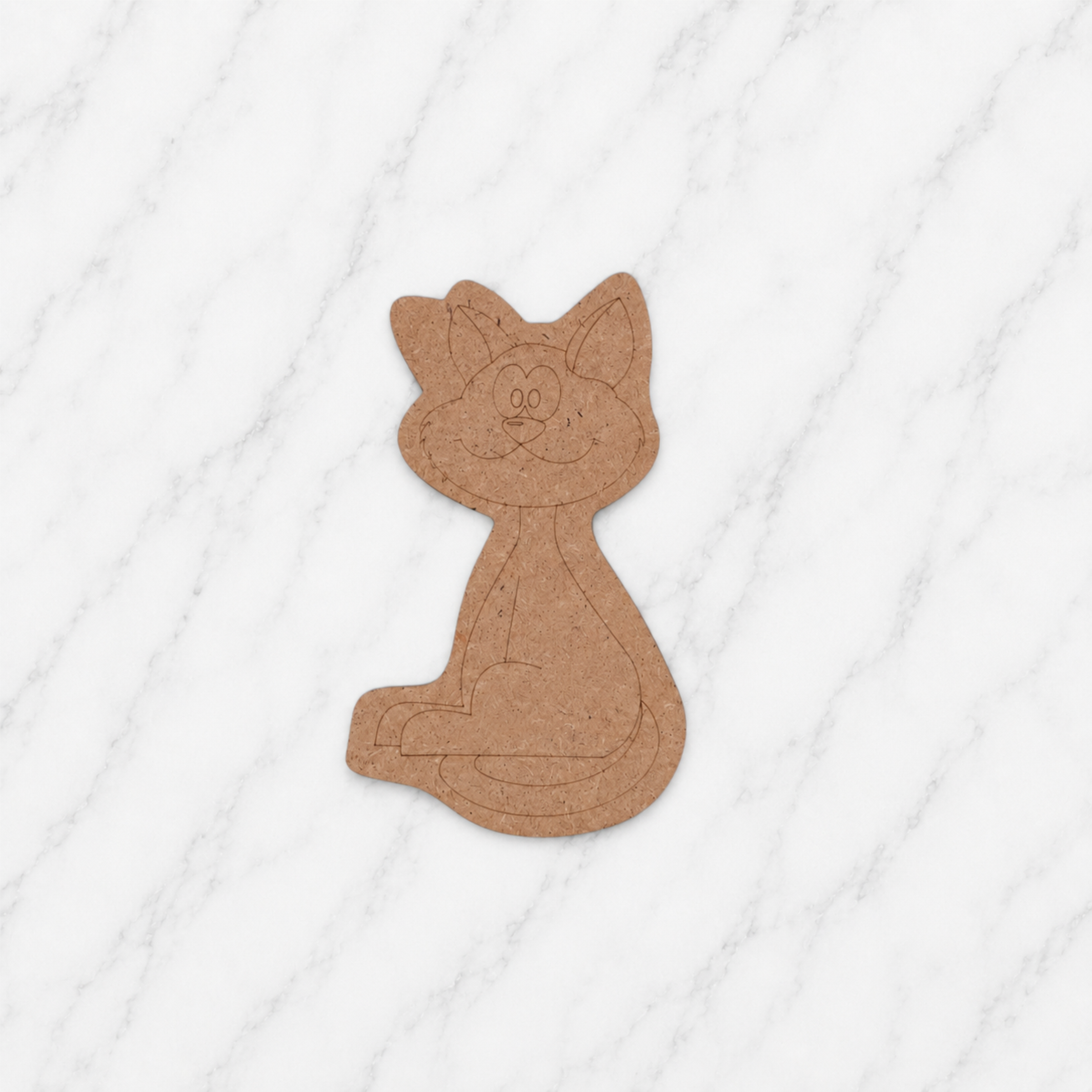 Farm Animal MDF Cutout Set for DIY Painting & Kids Craft Activities – Pack of 6