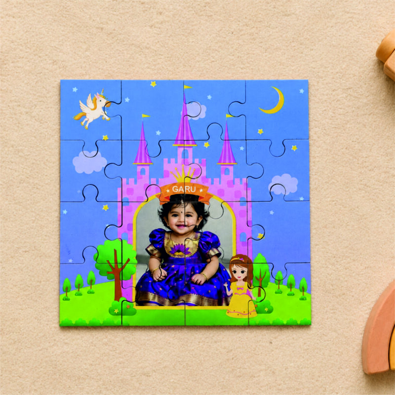 Personalised MDF Photo Puzzle for Kids & Families | Custom Memory Jigsaw Gift